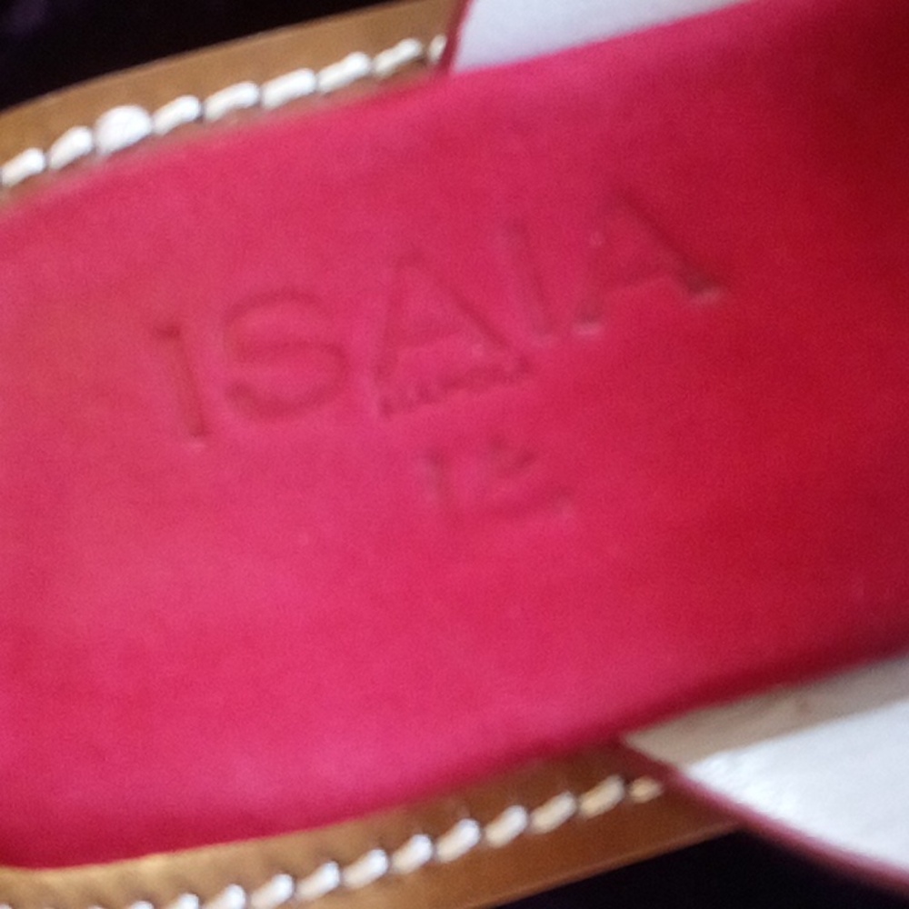 Isaia Red suede slides Naples, Italy size 42 EU = USA 9.5 mens - 2 dust bags - Picture 3 of 9